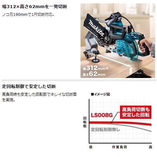 マキタ LS008GZ (本体のみ)(充電器・バッテリ別売) (鮫肌 マキタ LS008GZ (本体のみ)(充電器・バッテリ別売) (鮫肌