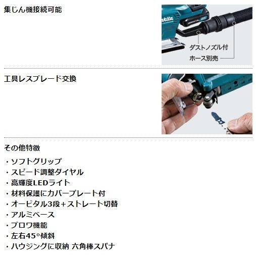 マキタ（makita） 10.8V 充電式ジグソー JV103DSH 1.5Ah セット : e 