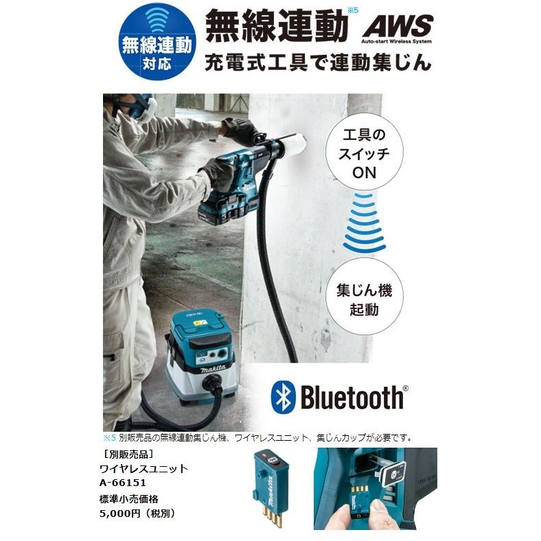 ま マキタ（makita） 28mm 充電式ハンマドリル 36V HR282DZK 本体+ケース