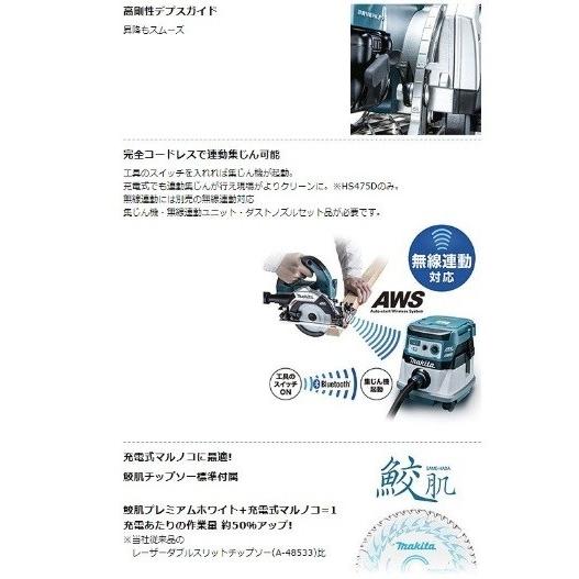 マキタ HS474DRGXB 黒 125mm充電式マルノコ 18V セット(バッテリ マキタ HS474DRGXB 黒 125mm充電式マルノコ 18V セット(バッテリ