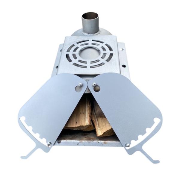 鈴木工業 D-51 ロクマル シルバー 薪ストーブ 廃材ストーブ 焼却炉 D