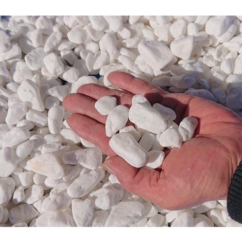 玉砂利 砂利 ホワイト 20Kg 13mm-20mm 白玉 Garden rock ロック