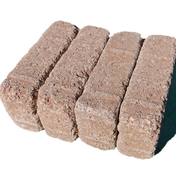 アンティークブロック (オレンジ) 4個セット コンクリートブロック