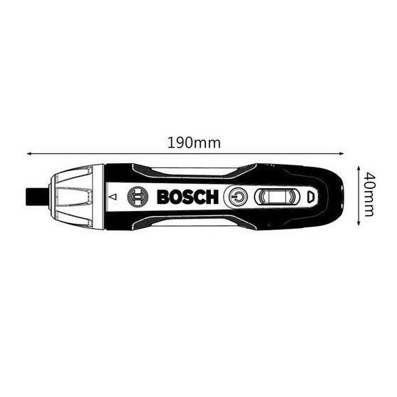 BOSCH（ボッシュ） Bosch GO-N (充電用MicroUSBケーブル+ビット32本+