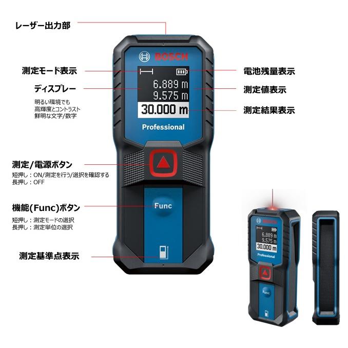 BOSCH（ボッシュ） GLM30-23 レーザー距離計 : e-toolショッピング