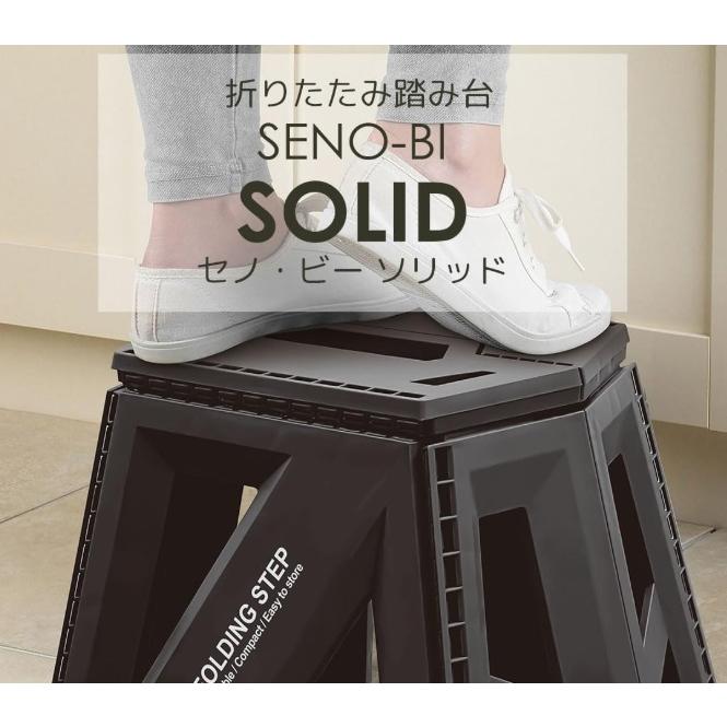 セノ・ビー ソリッド39 ブラック LG-39 ステップ 踏み台 脚立 洗車 高
