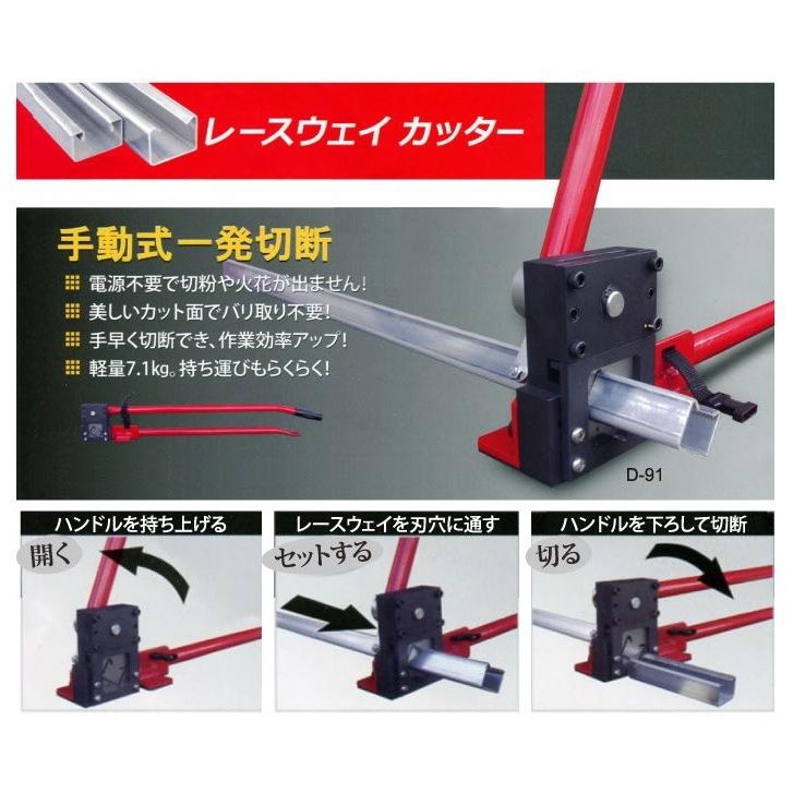 モクバ(Mokuba) レースウェイカッターP D-95 パイプハンガー用 手動式 切断機｜e-tool-shopping｜02