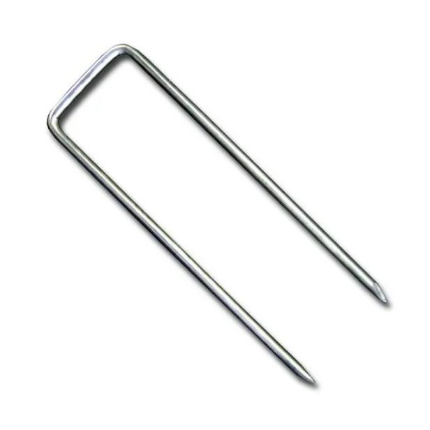 ザバーン 防草シート コ型止めピン 200mm 50本×5袋　250本 防草シート用 コ型止めピン200mm 50本入/袋 ザバーン グリーン