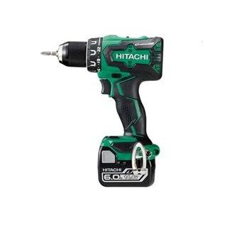 日立工機 14.4V コードレスドライバドリル DS14DBSL(2LYPK) 緑 セット 