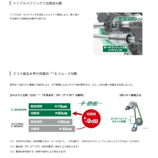 HiKOKI ハイコーキ C3606DRB(K)(NN) (バッテリ・充電器別売 HiKOKI ハイコーキ C3606DRB(K)(NN) (バッテリ・充電器別売
