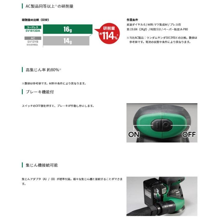 HiKOKI ハイコーキ SV1813DA(XP) セット (バッテリ1個・充電器付 HiKOKI ハイコーキ SV1813DA(XP) セット (バッテリ1個・充電器付