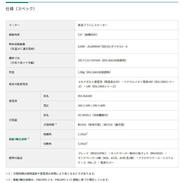 HiKOKI ハイコーキ CV18DA(XPZ) (バッテリ1個・充電器・ケース付 HiKOKI ハイコーキ CV18DA(XPZ) (バッテリ1個・充電器・ケース付