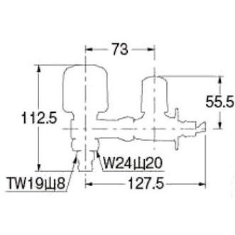 カクダイ（KAKUDAI） マルチ分岐(分水上部型) 789-015 : e-tool