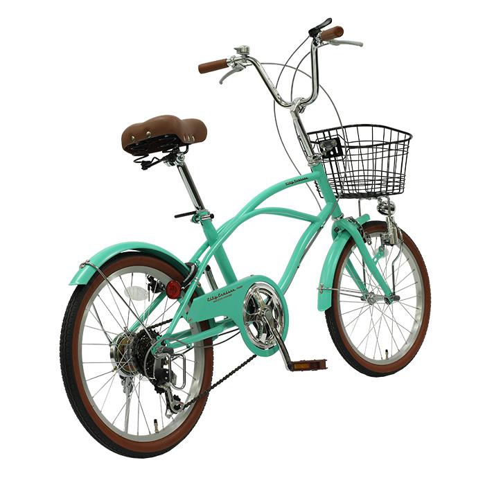 TOPONE（トップワン） 20インチ 小径車 CC206-V ビーチクルーザー カゴ