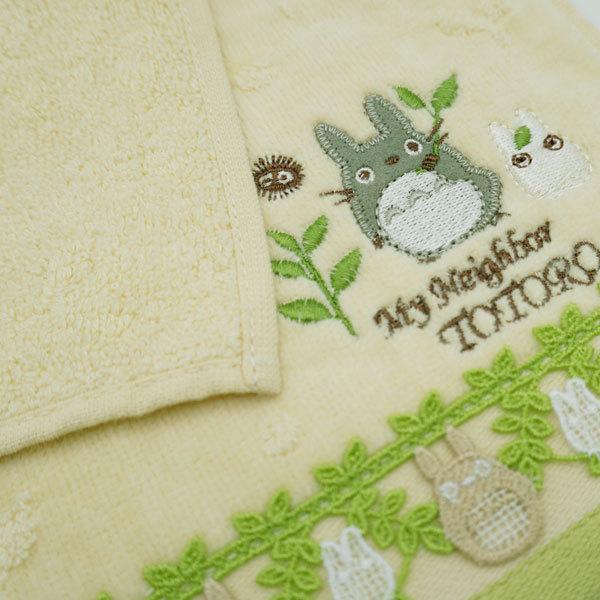 となりのトトロ ジブリ タオルハンカチ 抗菌防臭加工 下レース 25×25cm