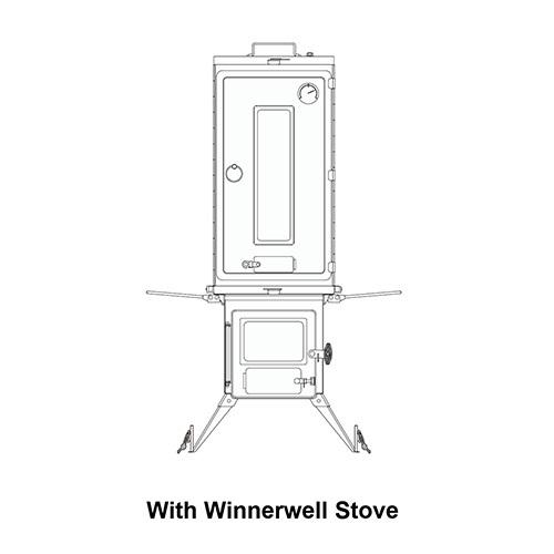 【5月下旬再入荷予定】ウィンナーウェル WINNERWELL 折りたたみ式 スモーカー & オーブン 燻製器 Ｌサイズ キャンプ【日本正規品】｜e-tradeltd｜07