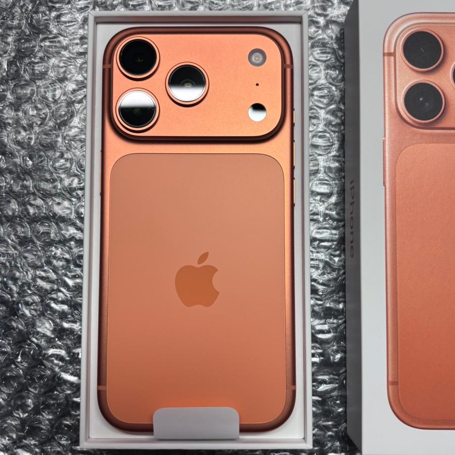 最安値】開封済み未使用品 iPhone17 Pro 1TB Cosmic Orange コズミック