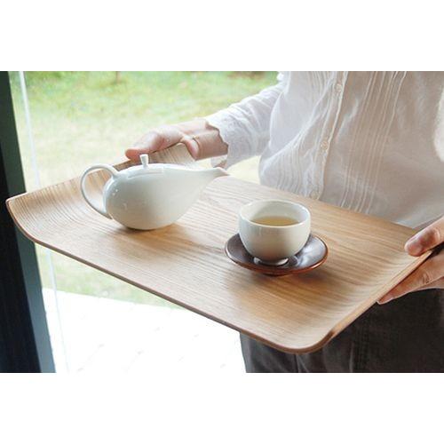 木製トレー　ノンスリップ　カーブ　トレイ　ウィロー　45140 |  | 01