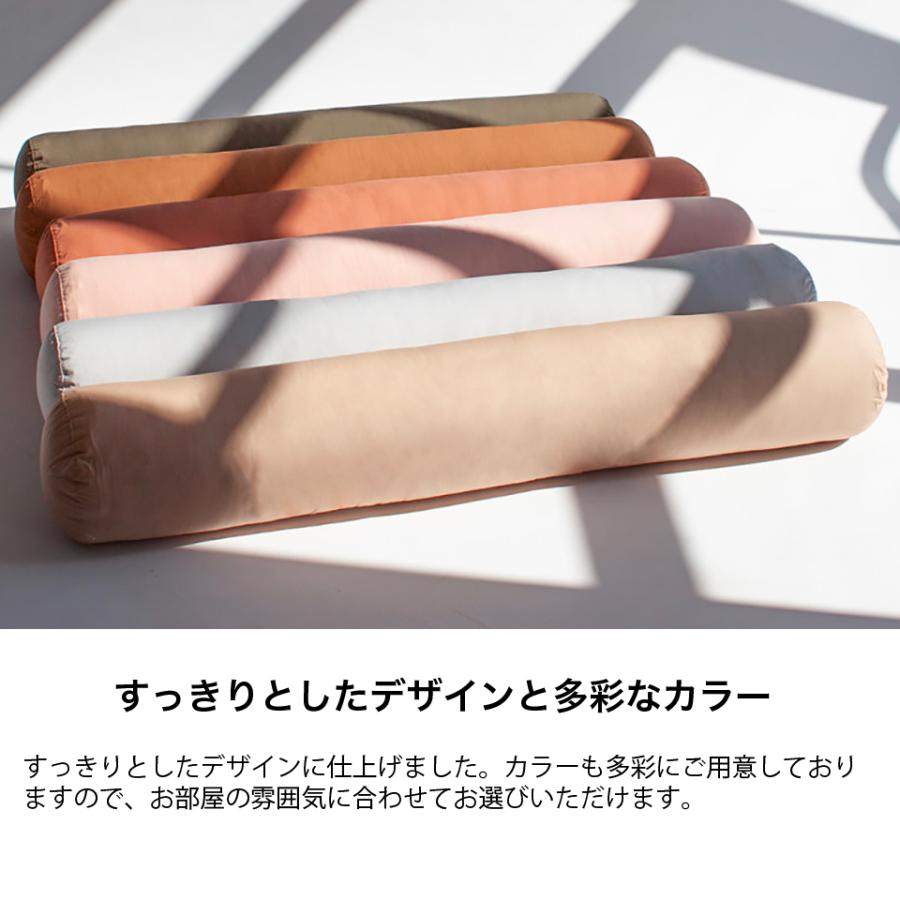 抱きまくら I字型 ボディクッション 20cm×120cm I型 洗える 8色 ボディピロー ボディークッション 抱き枕 安眠 洗濯可能 くすみカラー 韓国雑貨 韓国インテリアの画像