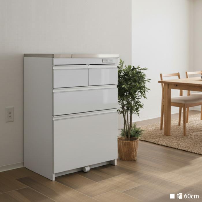 キッチンカウンター ステンレス天板 幅60 幅90 幅120 高さ85 食器棚