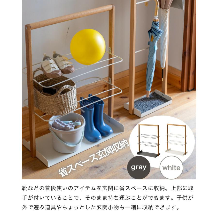 エントランスラック 玄関 収納 靴 シューズラック 下足箱 靴入れ オープンラック ラック フレーム シンプル 持ち運び コンパクト おしゃれ 北欧 |  | 01