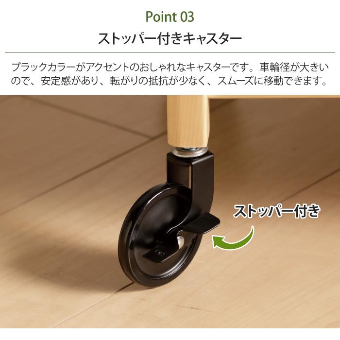 木製マルチワゴン スリム 3段 キッチンワゴン キャスター付き 天板付き マルチテーブルワゴン キッチン収納 リビング収納 隙間収納 すきま収納 隙間ラック 木製 |  | 06