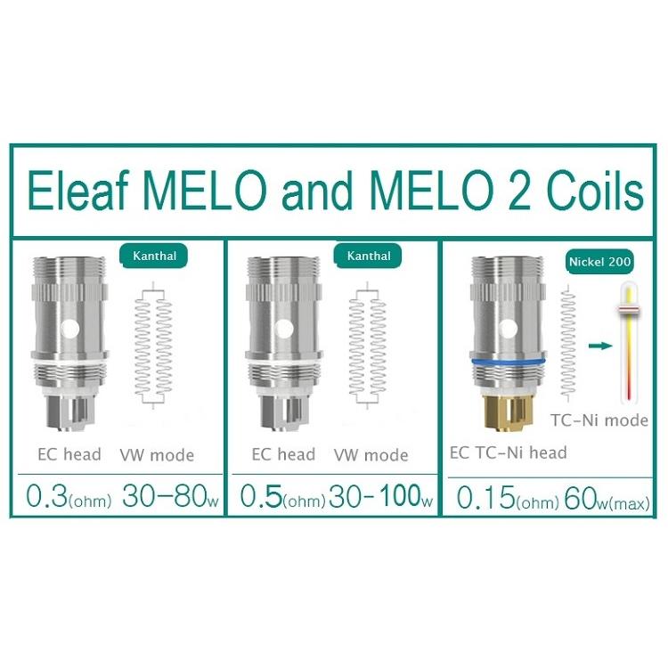 Eleaf Melo Ijust 2  Melo3 AspireAtlantisTriton EC TC HEAD コイル  iStick Pico Mega ピコ送料無料 | Eleaf | 04