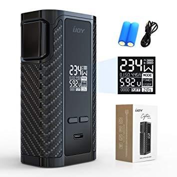 IJOY Captain PD270 234W TC BOX MOD 20700バッテリー2本付属｜e-vapejp｜02