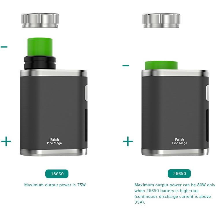 Eleaf iStick Pico Mega Kit 電池無し 新型Pico　4mlアトマイザー｜e-vapejp｜04