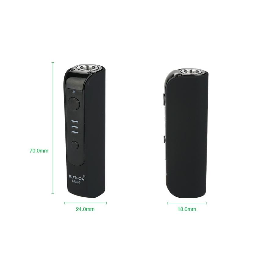 JUSTFOG JEasy 3 Battery VV MOD 900mAh 小型MOD JUSTFOGJEasy3MODevapejp