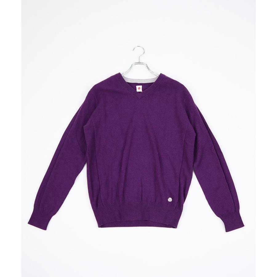 定休日以外毎日出荷中 紫 無地vネックセーター ゴルフウェア Jwo ゴルフウェア メンズ 厳選アウトレット メンズ トップス