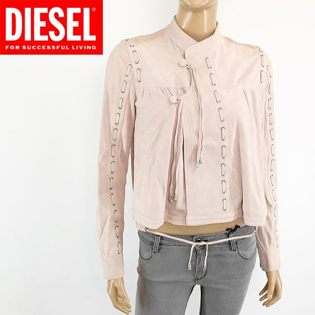 50 Off ディーゼル ブラック ゴールド Diesel Black Gold レディース 訳あり レザージャケット ピンクベージュ スウェード イタリア製 サイズ 38 Cl0184 日本最大級 Www Skylanceronline Com