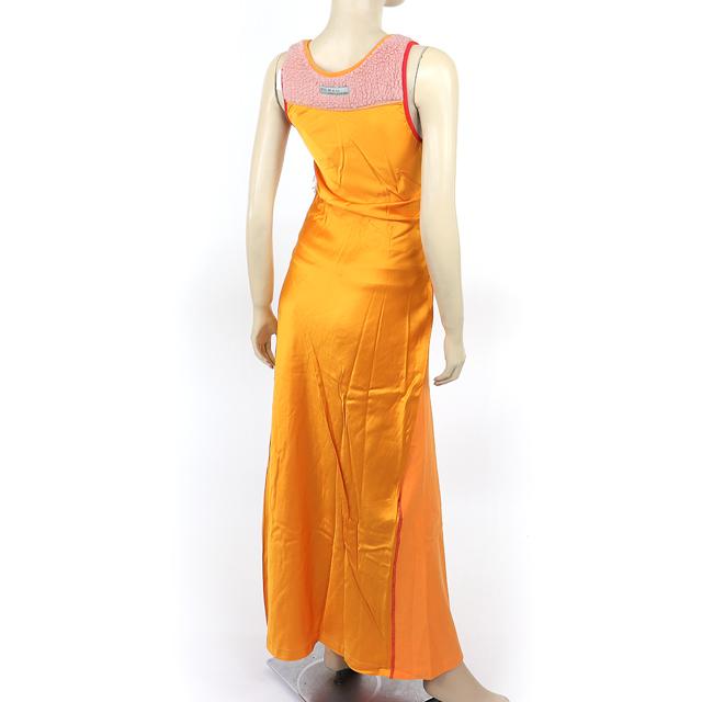 DIESEL（ディーゼル） レディース 訳あり ロングワンピース オレンジ系