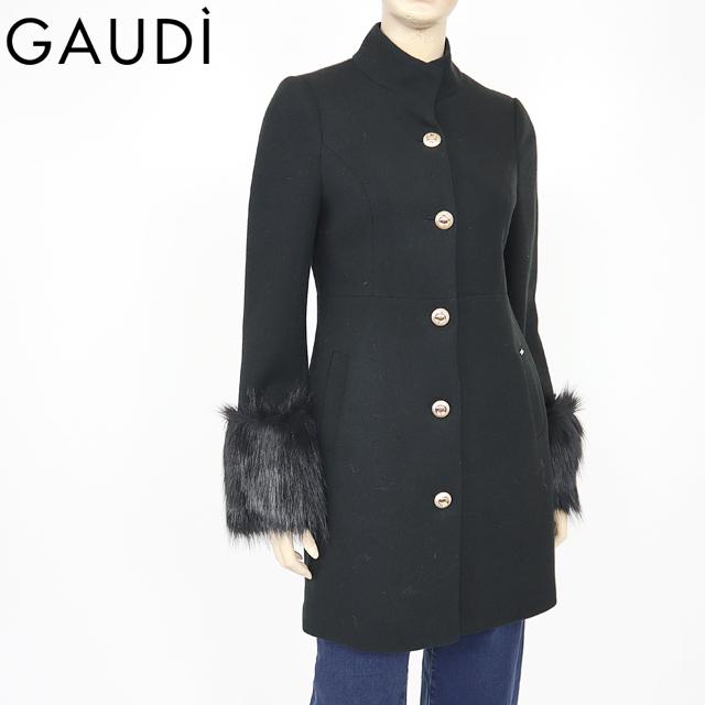 ガウディ（GAUDI）レディース コート ブラック系 ファーポイント 