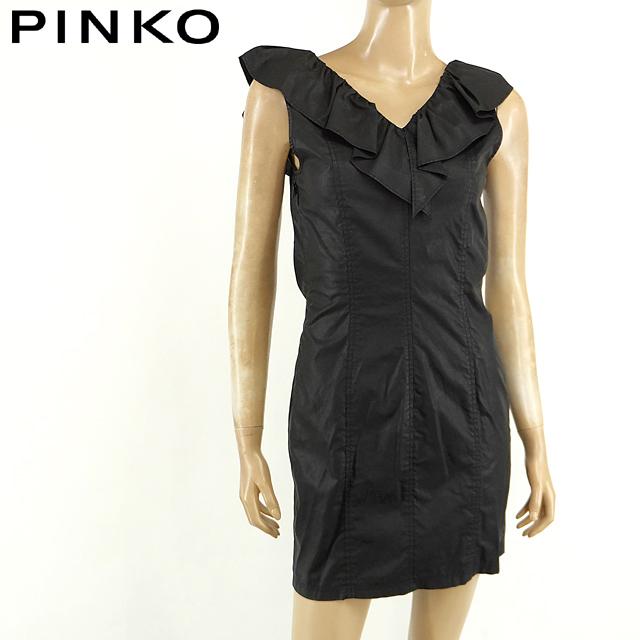 ピンコ Pinko レディース ワンピース ミディアム ブラック系 首にフリル イタリア製 サイズ 40 Pi0511 Pi0511 E Warehouse 通販 Yahoo ショッピング