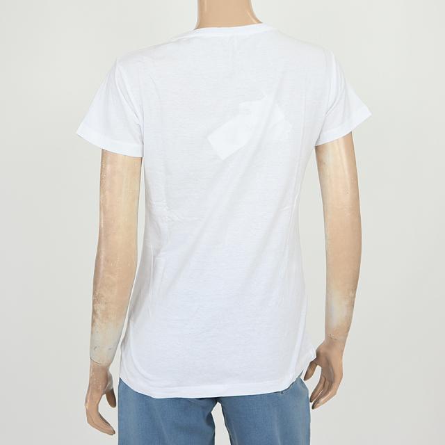 スージーミックス（susymix）レディース 半袖Tシャツ ホワイト系 　プリント柄 イタリア製 （サイズ/F）*uw2012｜e-warehouse｜03