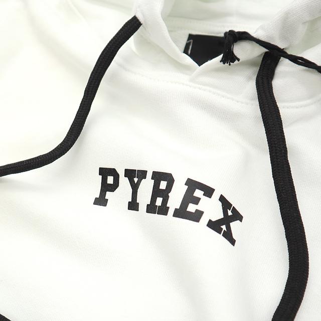 パイレックス(PYREX)メンズ 20IPB41219 ホワイト/BIANCO プルオーバー パーカー スウェット ロゴ （サイズ/S/M/L）*wm0107｜e-warehouse｜04