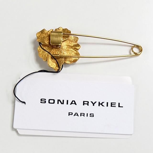 ソニア リキエル（SONIA RYKIEL）レディース ブローチ ホワイト系 　花モチーフ イタリア製 （サイズ/F）*xo0055｜e-warehouse｜03