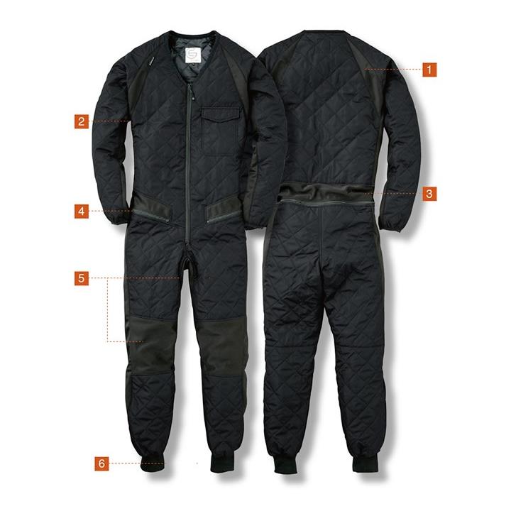 長袖インナーつなぎ グレースエンジニアーズ Ge 40 防寒つなぎ 中綿 ツナギ インナースーツ 防寒服 防寒着 男女兼用 メンズ レディース エスケープロダクト 作 3 Ge 40 B クロスワーカー Yahoo 店 通販 Yahoo ショッピング