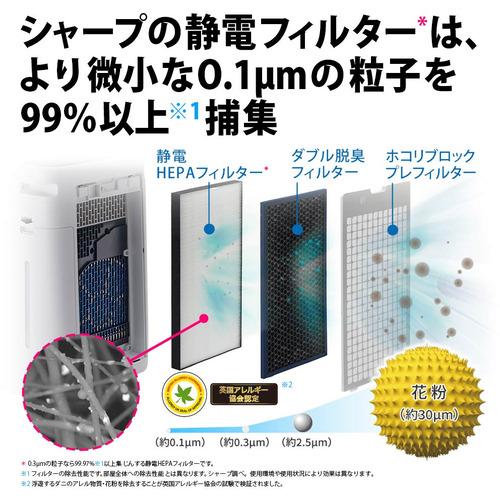 シャープ KI-RS50 加湿空気清浄機 プラズマクラスター25000搭載