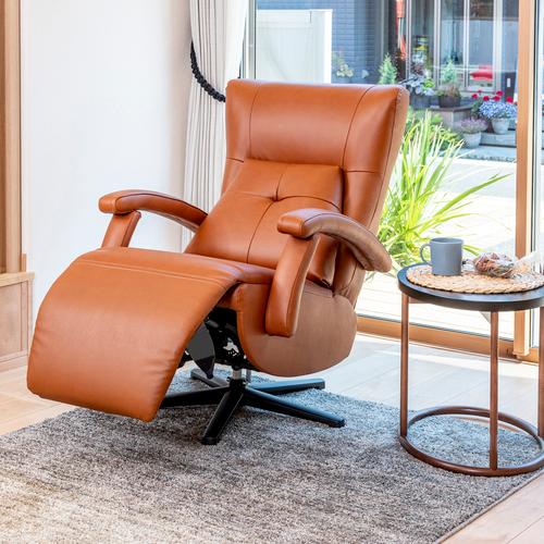 期間限定大特価】ヤマダオリジナル ［幅68］電動パーソナルチェア 本革