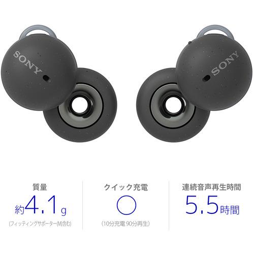 【推奨品】ソニー WF-L900 HM ワイヤレスステレオヘッドセット LinkBuds 完全ワイヤレスイヤホン グレー｜e-wellness｜02