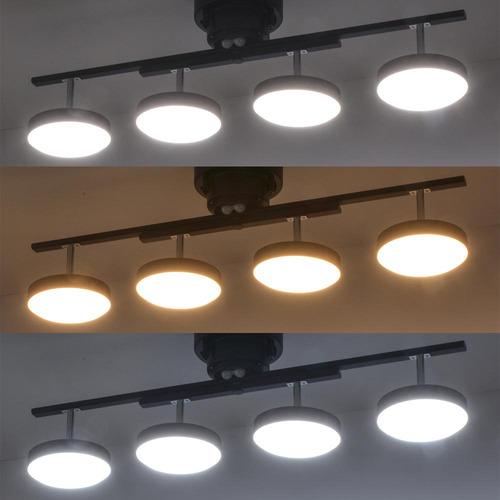 オーム電機 LT-YLS4RC-K LED4灯シーリングライト  ダークブラウン_2