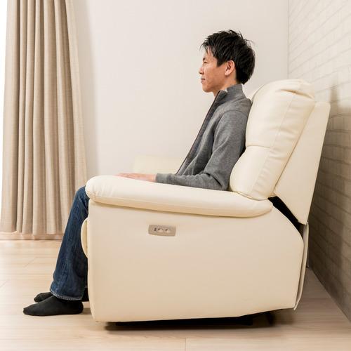 期間限定特別価格】ヤマダオリジナル 電動リクライニングソファ