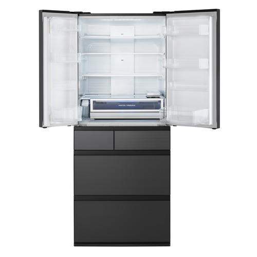 【無料長期保証】パナソニック 冷蔵庫 650L 観音開き 6ドア 幅75cm 霜つき抑制冷凍 Wシャキシャキ野菜室 全室ナノイーX NR-F65WX3-H グレー系の画像