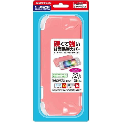 数量限定セール  ゲームテック SWF2219 Switch Lite クリスタルバックカバー クリアピンク Nintendo Switch Lite ピンク カバー、ケース