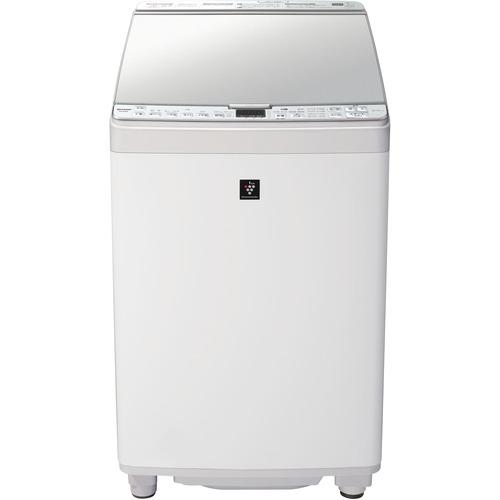 【無料長期保証】シャープ ESPX8F 縦型洗濯乾燥機 ステンレス穴なし槽 (洗濯8.0kg 乾燥4.5kg) ホワイト系