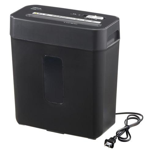 オーム電機 SHR-MX302 マイクロカットシュレッダー A4対応 ブラック