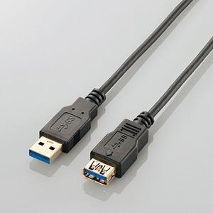 【正規品】   USB3-EX10BK  ブラック 1.0m A)] - [USB3.0(A 極細USB3.0延長ケーブル(A-A) USBケーブル