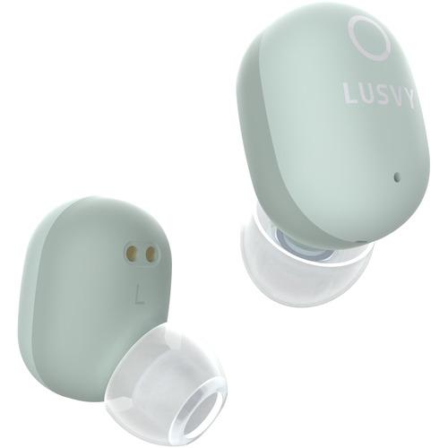 ナガオカ L102BEANPG 完全ワイヤレスイヤホン LUSVY グリーン系